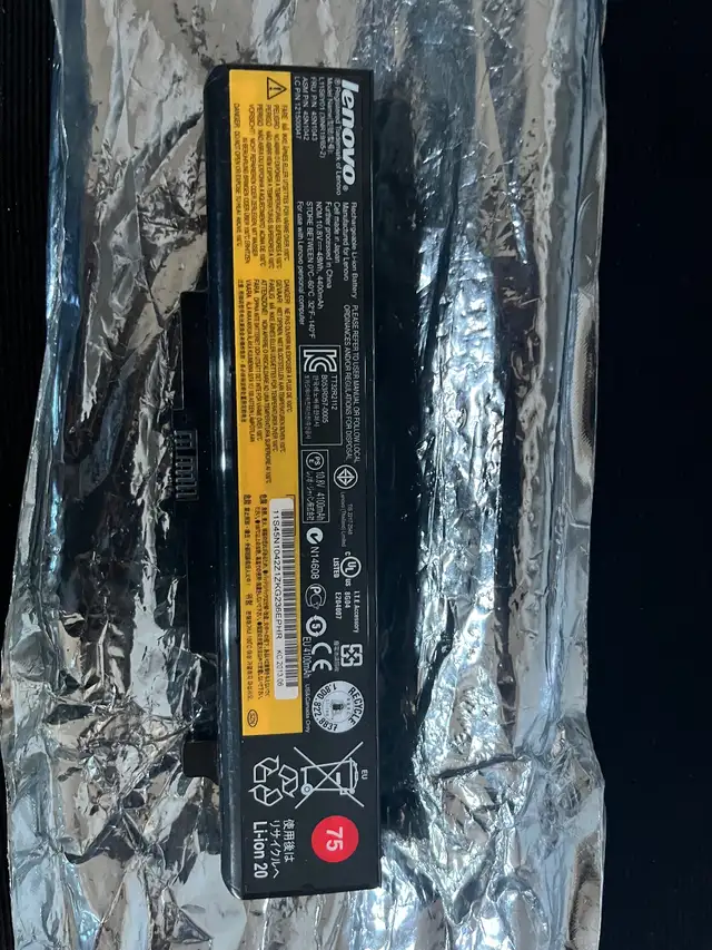 Lenovo Laptop Battery in Laptop Accessories in Mississauga / Peel Region - Image 3