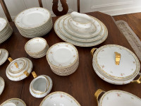 Antique T. Haviland Limoges Schleiger – 70 pc dinnerware set