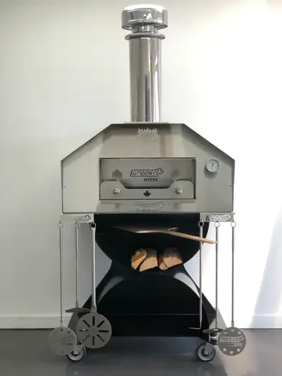 Pizza Oven and Stand- 6sq.foot wood only, View more