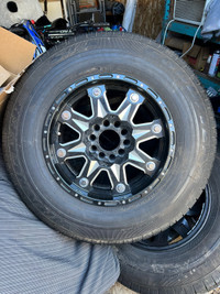 Rims + tire 8x165