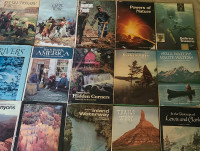 Vintage National Geographic hard cover book set