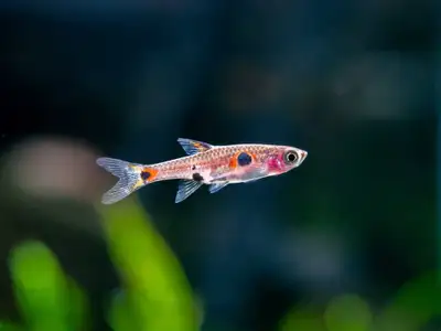 Dwarf AKA Pygmy Rasbora (Boraras maculatus), View more