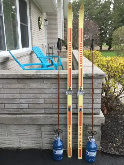 Vintage Ski’s and Poles, View more
