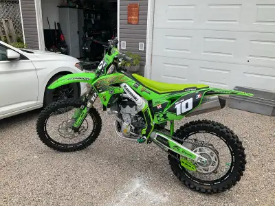 I am selling my used 2021 Kawasaki KX 250, a high-performance motocross bike designed for competitiv...