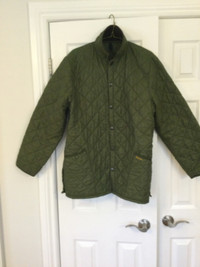 Barbour coat liner and denim coat