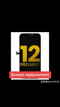 iPhone 12 Pro Max screen repair $120 