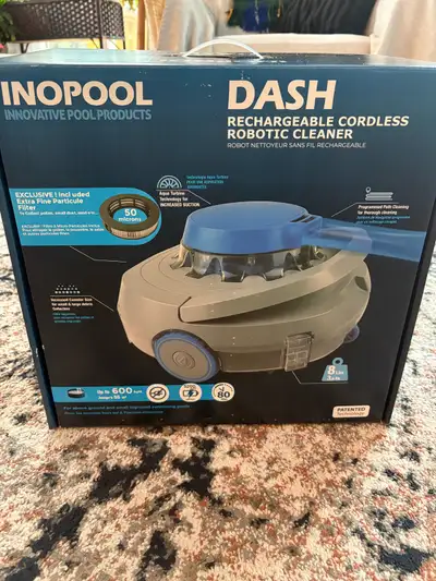 Cordless Robotic Pool Cleaner - Inopool DASH, View more