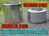 Stainless Steel firepit great for summer nights! $100