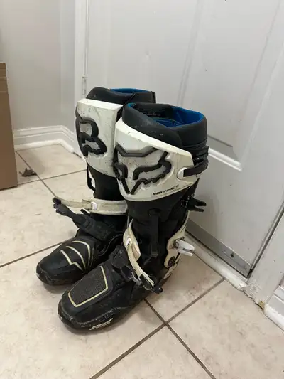 Lightly used pair of fox motocross boots. Size 12 Boots were $500 new and I’ve only used them a hand...