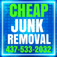 Save $$ JUNK REMOVAL @ 4375332032