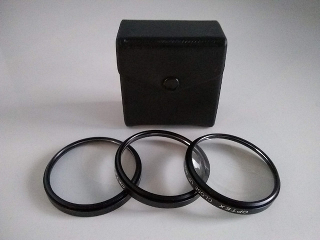 Set of 3 Optex camera lens filters 52 mm vintage in Cameras & Camcorders in Kitchener / Waterloo - Image 2