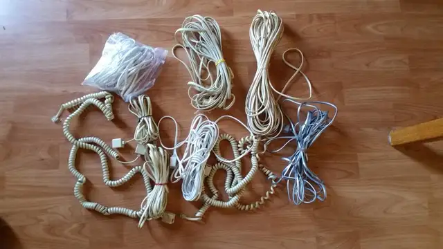 Assorted Long Phone Extension Cords447398356389744640