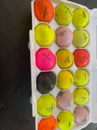 Color golf balls 