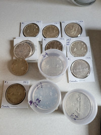 SELLING - Canadian Silver dollars ($24 each)