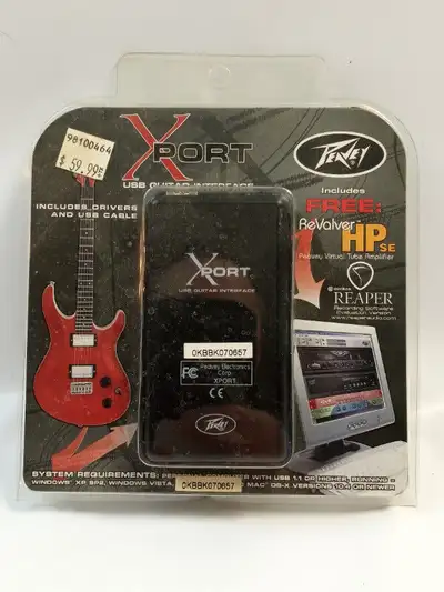 Peavey Xport USB Guitar Interface New in Package, View more
