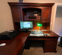 Desk with hutch
