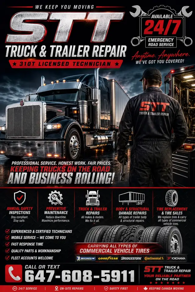MOBILE TRUCK AND TRAILER MECHANIC