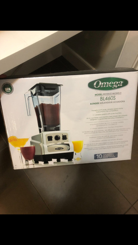 Omega BL460S Blender **IN BOX BRAND NEW** | Processors, Blenders & Juicers  | Calgary | Kijiji