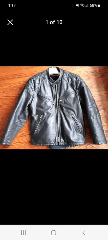 Men's high quality TREEN CUSTOM leather motorcycle/dress jacket, View more