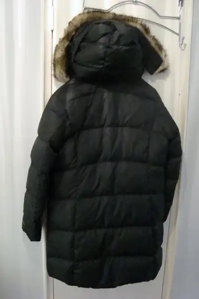 Women's XL Eddie Bauer winter jacket fur hoodie coat, View more