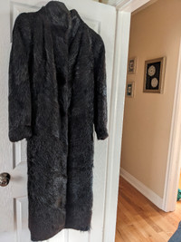 Nutria fur coat, like new