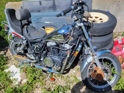 Selling three Honda cruiser motorcycles in as-is condition. Great for parts or restoration projects....