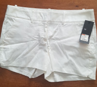 NEW White Shorts: Size 10