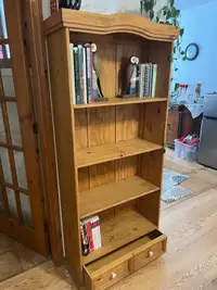 Étagère bibliothèque en pin 
