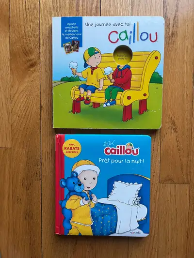 LIVRES ENFANT * CAILLOU *(5$ ch/8$ le lot de 2 livres), View more