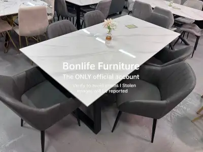 71” long sintered stone dining set on sale , View more