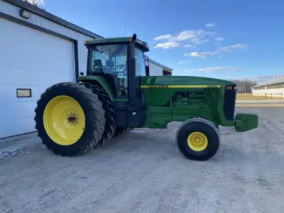 7500 hours Well maintained 3 remotes Wired for gps Large 1000 pto 8.1 liter 18.4 46 rears w/duals
