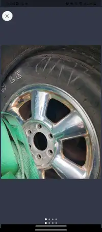 2x Mags 17" Chevrolet 6 bolts avec pneus été 
