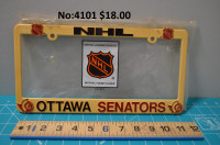 Hockey Sénateurs d'Ottawa support pour plaque d'auto