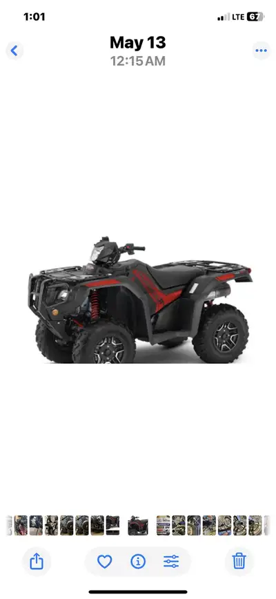 Looking to buy a set of Honda Rubicon rims in fair shape and also looking for a set of 12 inch ITP S...