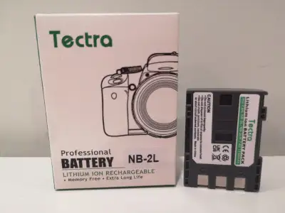 Brand new third party lithium ion battery compatible with Canon cameras and camcorders that use the...