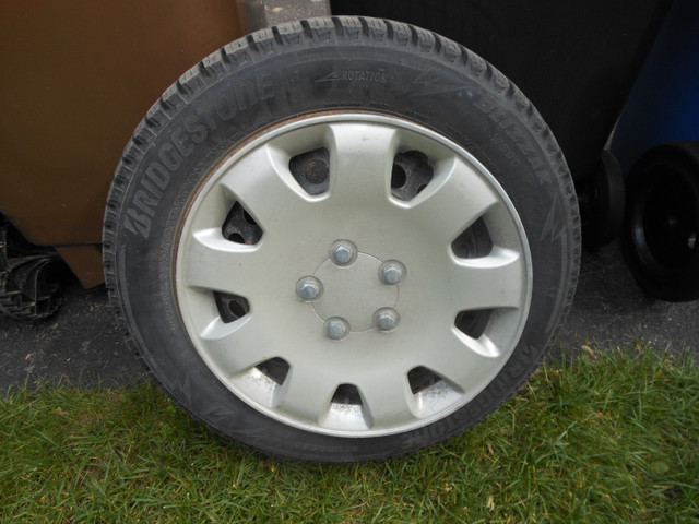 Ensemble de pneus d'hiver Bridgestone Blizzak WS90 205/55R16 dans Pneus et jantes  à Lanaudière