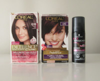 2 New Unopened Hair Colour Boxes - L'OREAL Paris +Free items