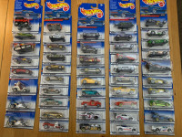 HOT WHEELS DOWNSIZE FROM A LARGE COLLECTION from 1998 to now