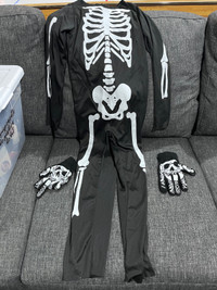Costume de squelette, grandeur small d’enfant 
