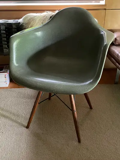 Modernica fiberglass air chair , View more