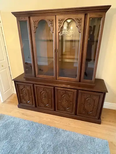 Free delivery used Wooden China Cabinet, View more