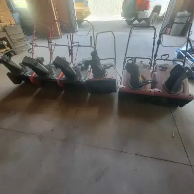 6 snow throwers for sale (ariens & toro), View more