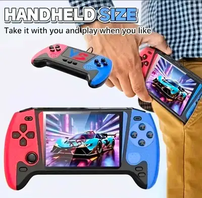Retro Portable Game Console, 3.5" Large Screen, Nostalgic Style, View more