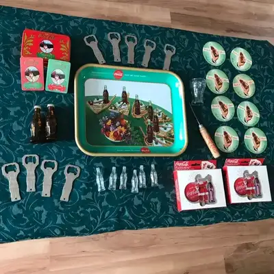 1950s Coca Cola Vintage Memorabilia plus 90s and 2000s Coke Coll, View more
