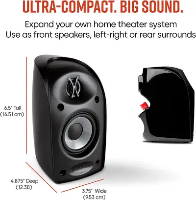 Haut Parleurs-Speakers-Polk Audio-TL 1 Sat black-50 Watts, View more