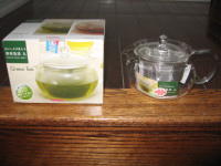 Hario Green Tea All Glass Chacha Kyusu Maru Tea Pot