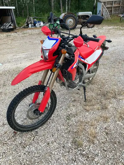 Thinking of selling 2023 CRF300L. $7,500 obo with all goodies. 1,900 km’s and will increase. Sells w...