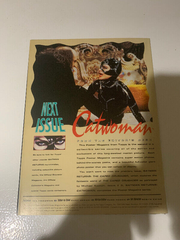 Poster Magazine Series Batman Returns #2 Giant Penguin Poster NM dans Art et objets de collection  à Longueuil/Rive Sud - Image 2