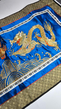 Year of the Dragon decorative silk