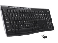 Logitech MK270 Wireless Keyboard Only* for Windows, 2.4 GHz Wire